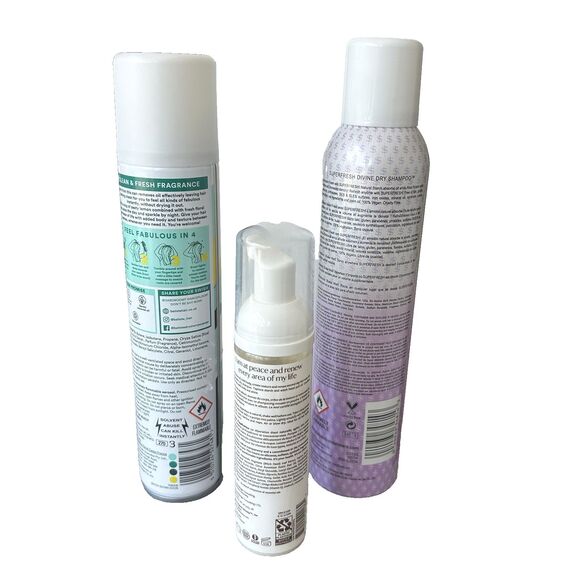 Hair Care DRY SHAMPOO Bundle of 3 Saints & Sinners Batiste & Innersense Refresh - Picture 3 of 5